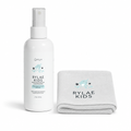Rylae Kids starter kit spray bottle and microfiber cloth on white background